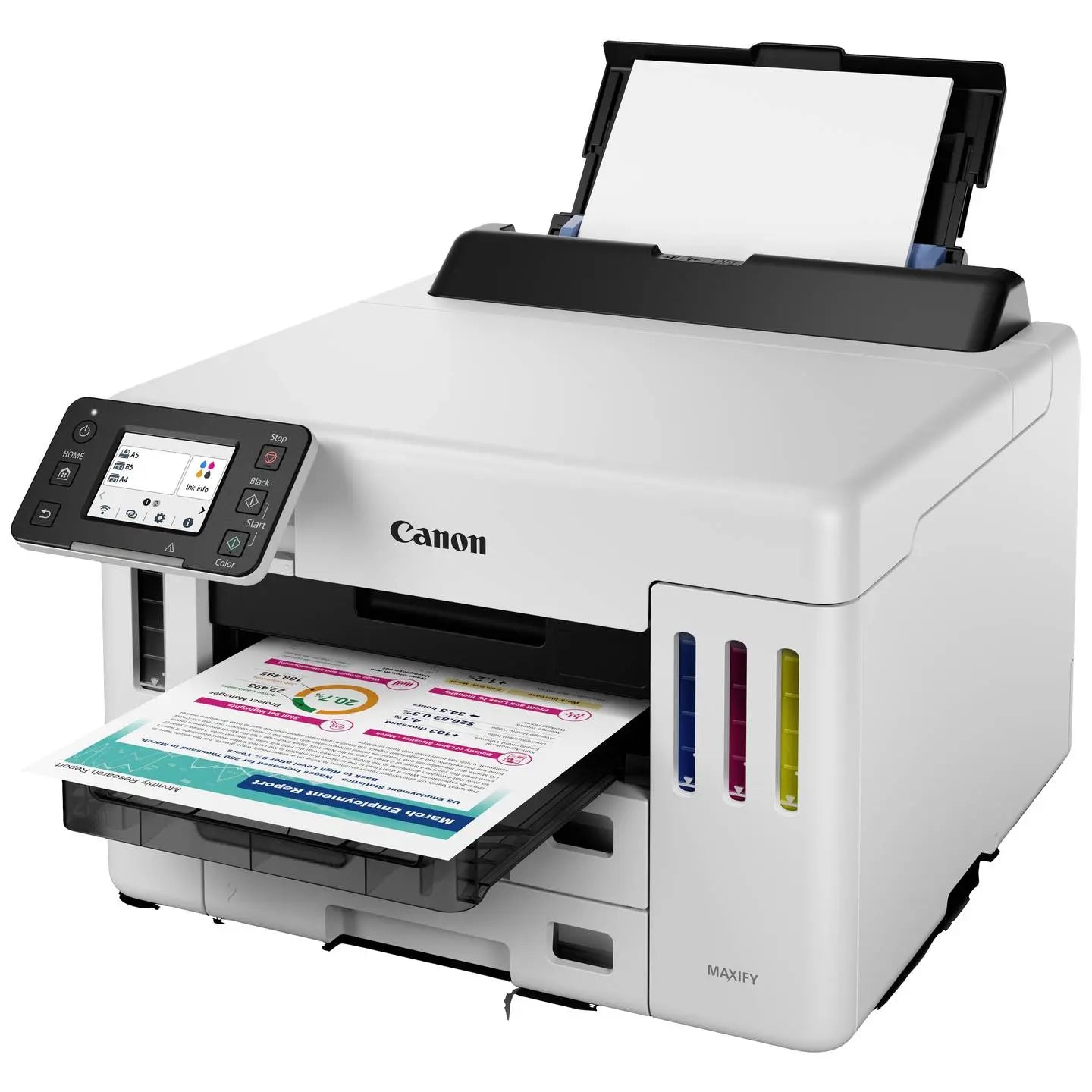 B-Ware Canon Maxify Gx 5550 Drucker Tintenstrahl Farbe A4 Duplex, Lan, Usb, Wlan, Tinte - 4549292220391