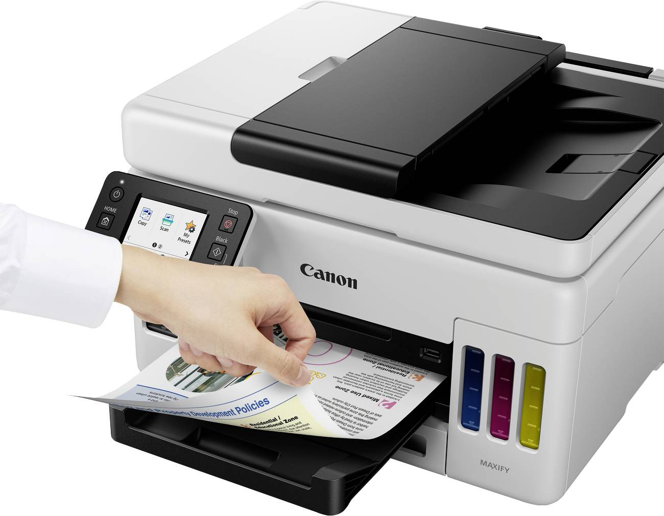 Canon Maxify Gx6050 Tintenstrahl Multifunktionsdrucker A4 Adf Duplex Defektware D-Ware - 4549292173475