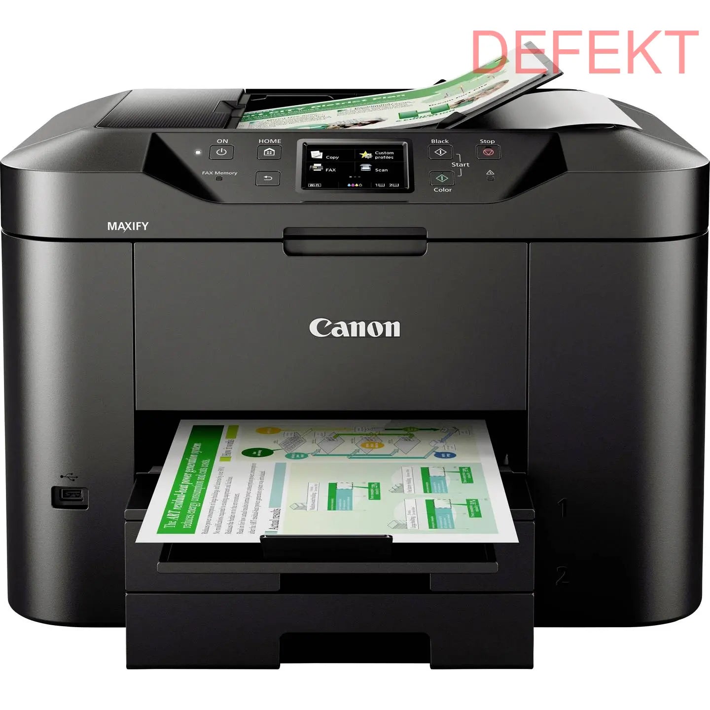 D-Ware Canon Multifunktionsdrucker A4 Wlan Maxify Mb2750 Tintenstrahl Farbe Defektware - 4549292051094