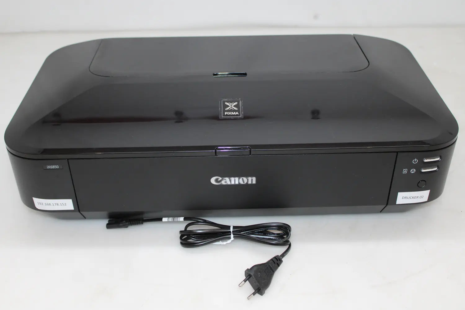C-Ware Canon Pixma I X6850 Tintenstrahldrucker A3+ Lan, Wlan 9600 X 2400 Siehe Text/Foto - 4960999991214