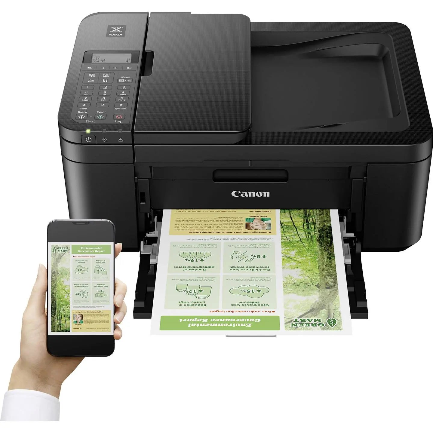 D-Ware Canon Pixma Tr4650 Multifunktionsdrucker A4 Drucker Scanner Defektware - 4549292185638