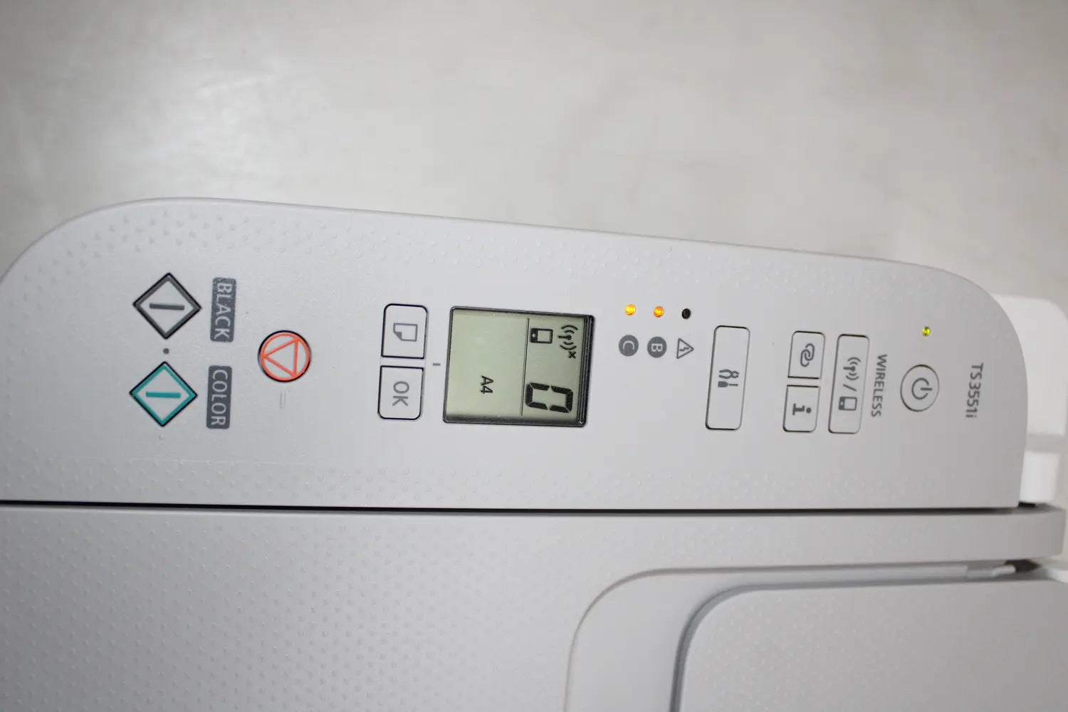 C-Ware Canon Pixma Ts3551i Tintenstrahl Multifunktionsdrucker Drucker Siehe Text/Foto - 4549292192162