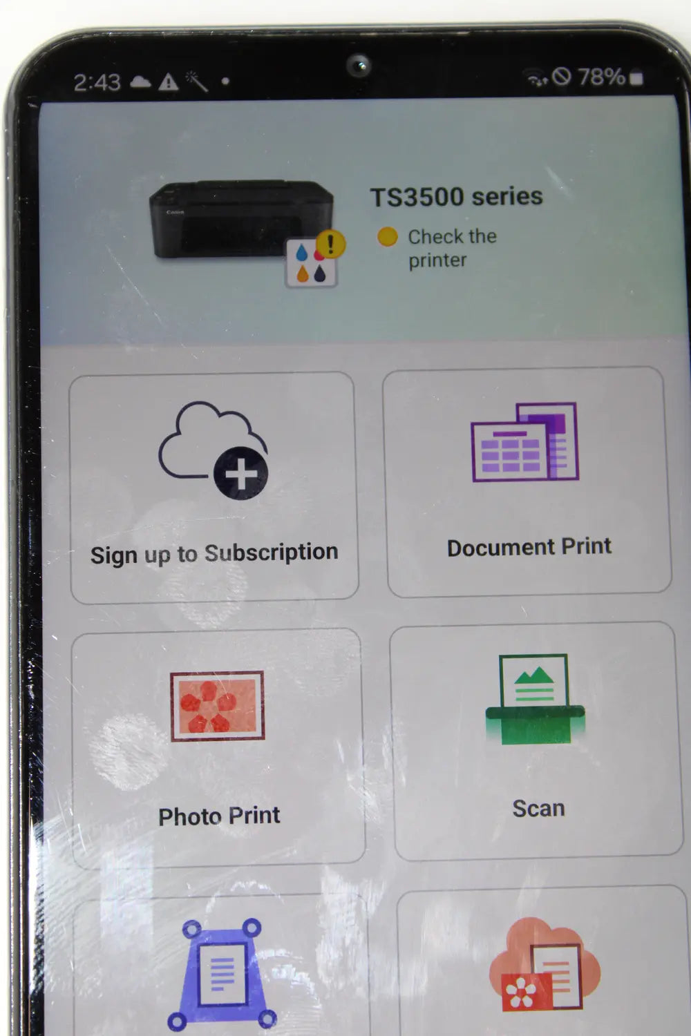 C-Ware Canon Pixma Ts3551i Tintenstrahl Multifunktionsdrucker Drucker Siehe Text/Foto - 4549292192162