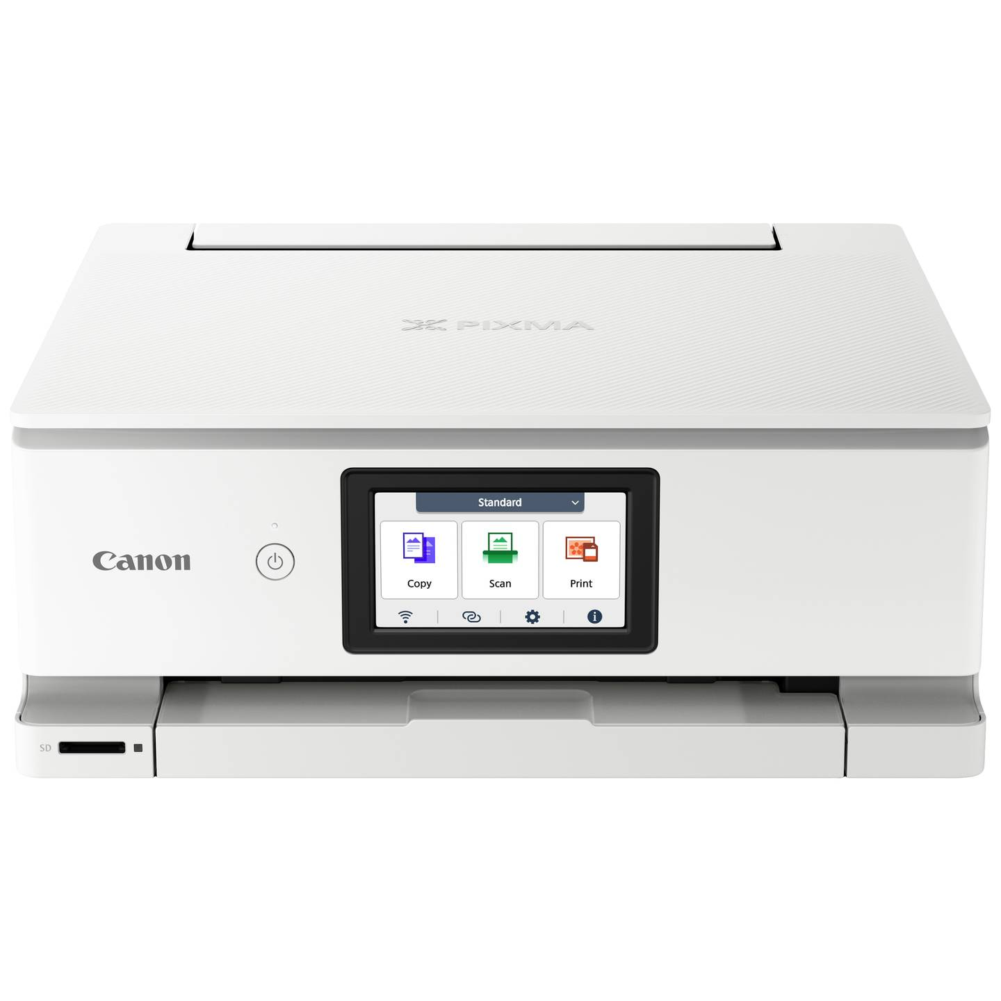 B-Ware Canon Pixma Ts8751 Tintenstrahldrucker Multifunktionsgerät Drucker Weiß Wlan