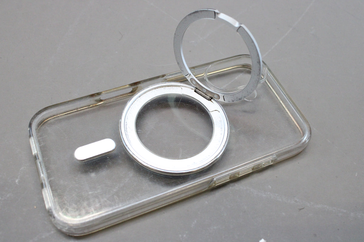 Hülle Case Schutzhülle Transparent Kickstand MagSafe iPhone 16 SIEHE TEXT/FOTO - 5715685003875