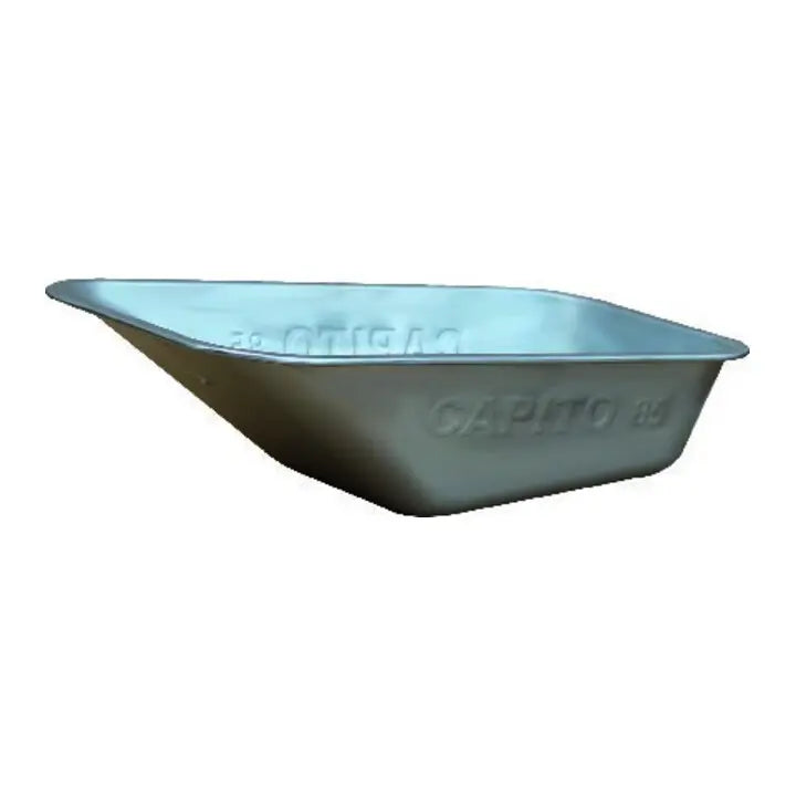 B-Ware Carl Capito Mulde Wanne Ersatzmulde Motorschubkarre Verzinkt Gelocht 85 L - 4027972101050