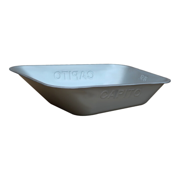 B-Ware Carl Capito Allcar Mulde Ersatzmulde Schubkarre 85l Verzinkt Gelocht 0,9mm