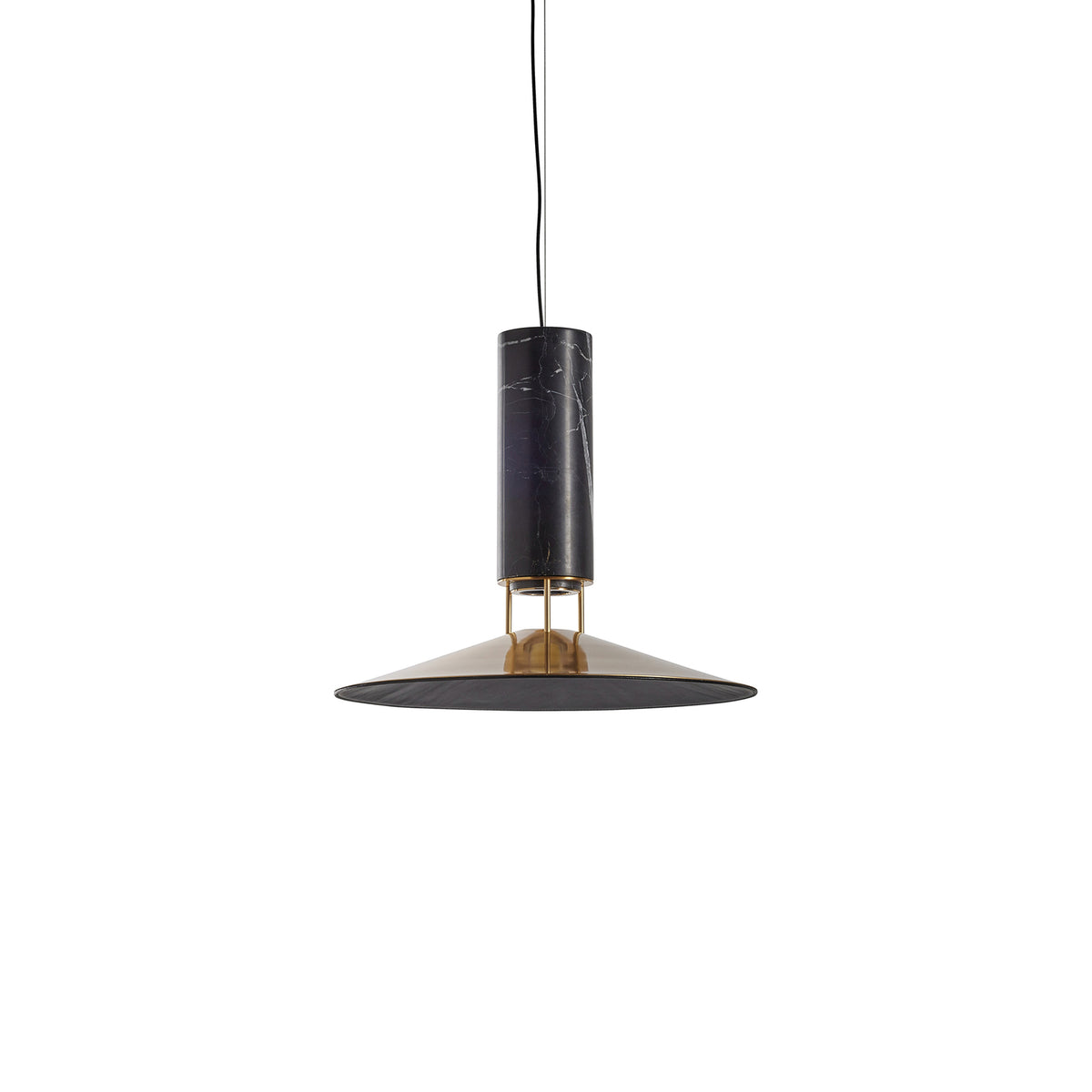 Carpyen Hängelampe Rebound Pendelleuchte Deckenleuchte Lampe Marmor schwarz - 8435579830901