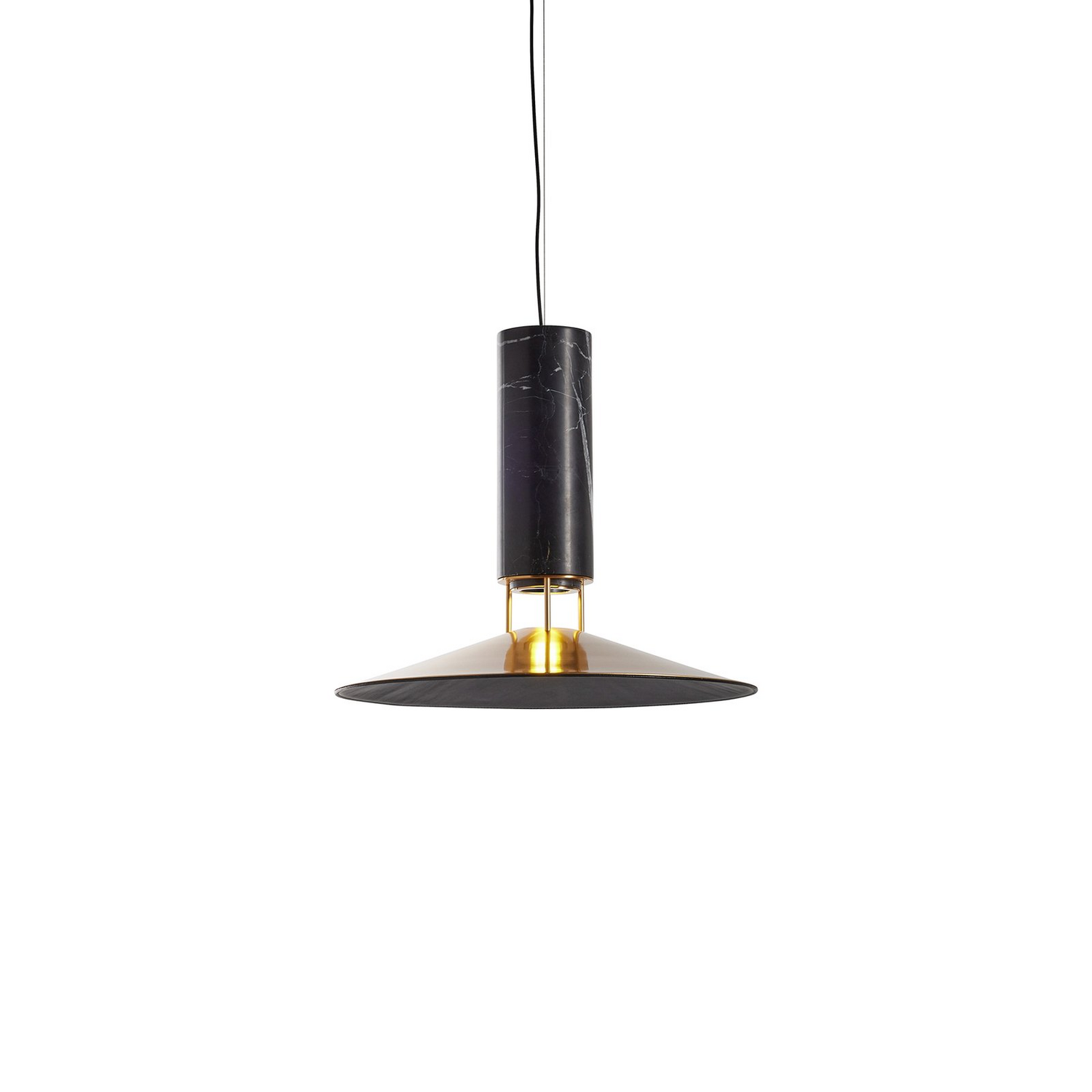 B-Ware Carpyen Hängelampe Rebound Pendelleuchte Deckenleuchte Lampe Marmor Schwarz  - 8435579830901