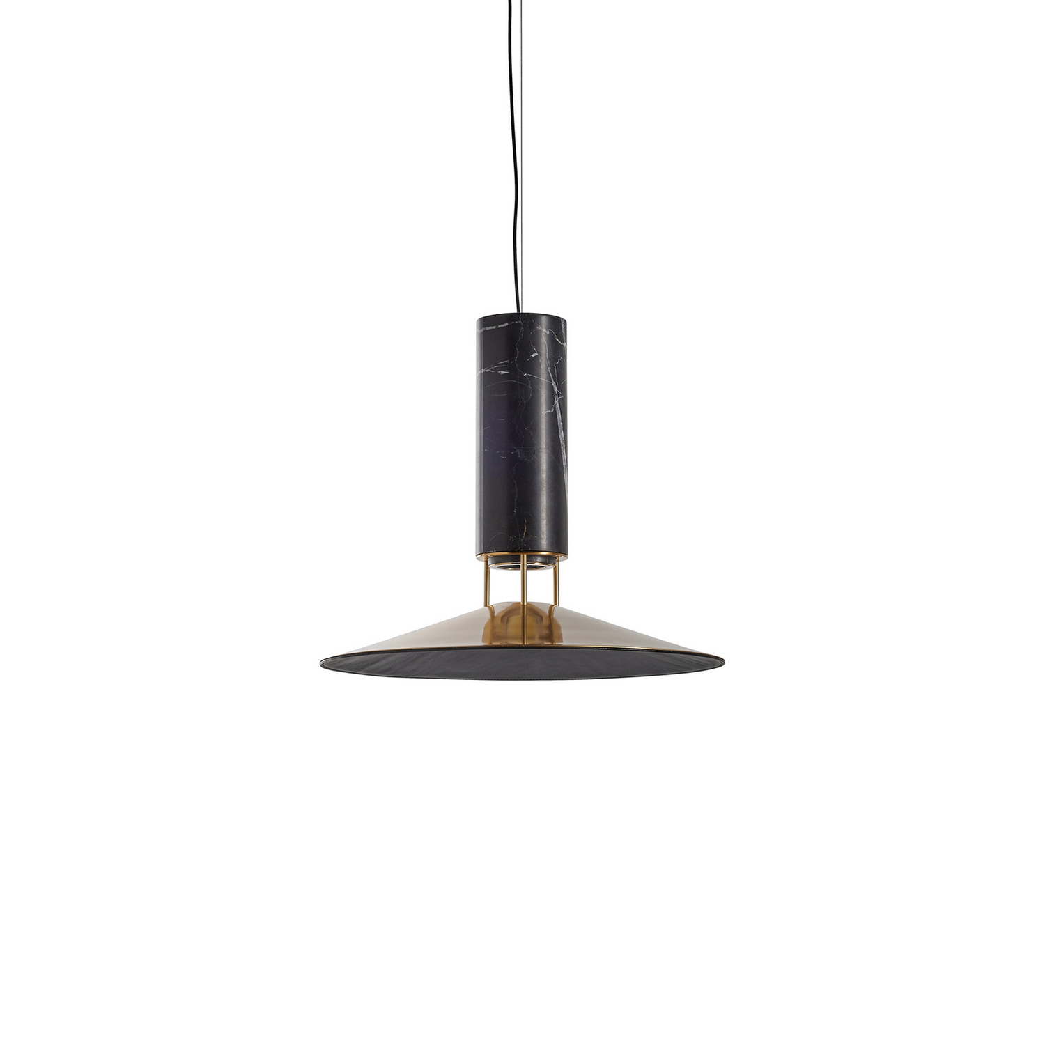 B-Ware Carpyen Hängelampe Rebound Pendelleuchte Deckenleuchte Lampe Marmor Schwarz  - 8435579830901
