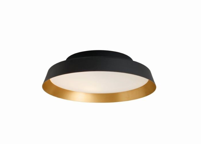 Plafonnier LED Carpyen Boop! ø37cm Noir/Or - Produit de seconde main