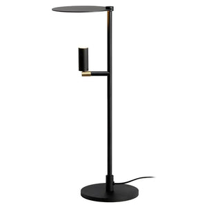B-Ware Carpyen Led Tischlampe Schreibtischleuchte Kelly Spot Schwarz Gold Metall