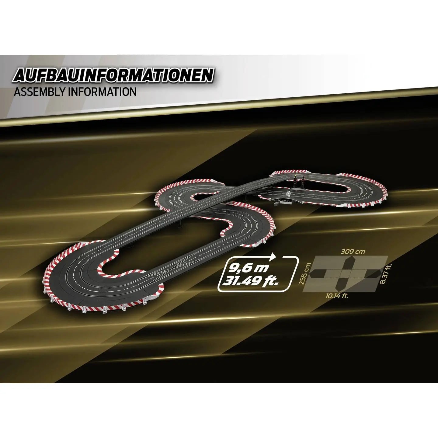 B-Ware Carrera Startset Rennbahn Digital 124 Autorennbahn Full Speed Audi R8 Bmw M4 Gt3 - 4007486236332