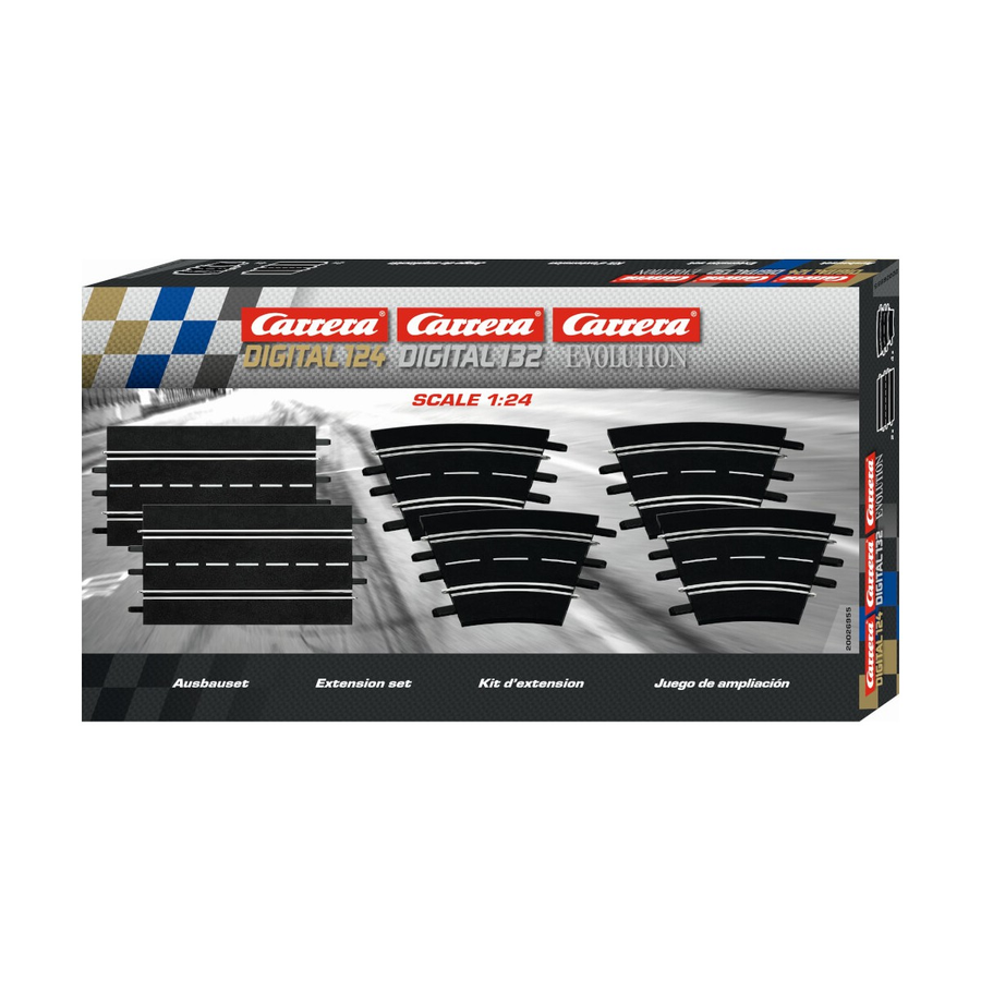 Carrera 20026955 Evolution  Ausbauset Set Schiene Digital 132 124 1 Set B-Ware - 4007486269552