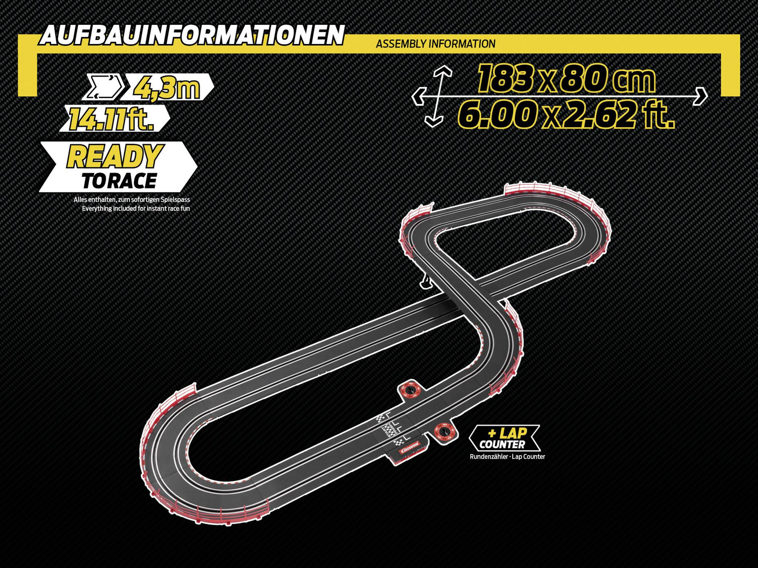 B-Ware Carrera 20062572 Go!!! Flying Lap Start Set Action Rennbahn Kinderspielzeug - 4007486625723