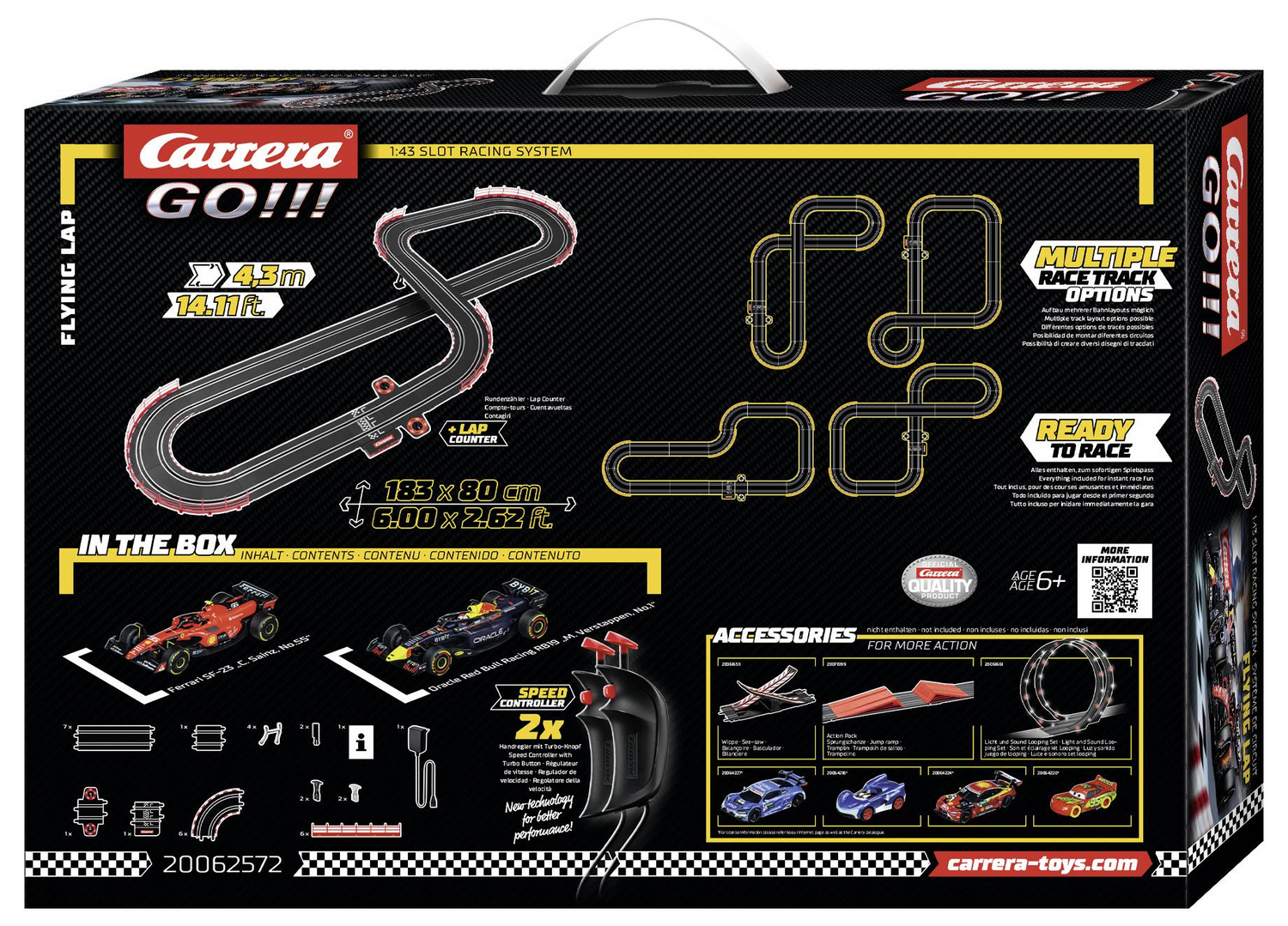 B-Ware Carrera 20062572 Go!!! Flying Lap Start Set Action Rennbahn Kinderspielzeug - 4007486625723