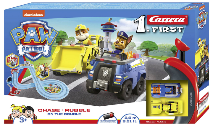 Carrera 20063035 First Paw Patrol On The Double Start Set Rennwagen Spielzeug B-Ware - 4007486630352