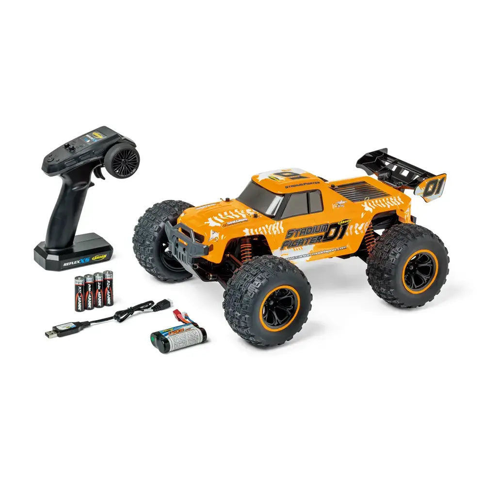B-Ware Carson Modellauto Rc Auto Stadium Buggy Xs Fighter Rtr Orange Akku Fernsteuerung - 4005299013218