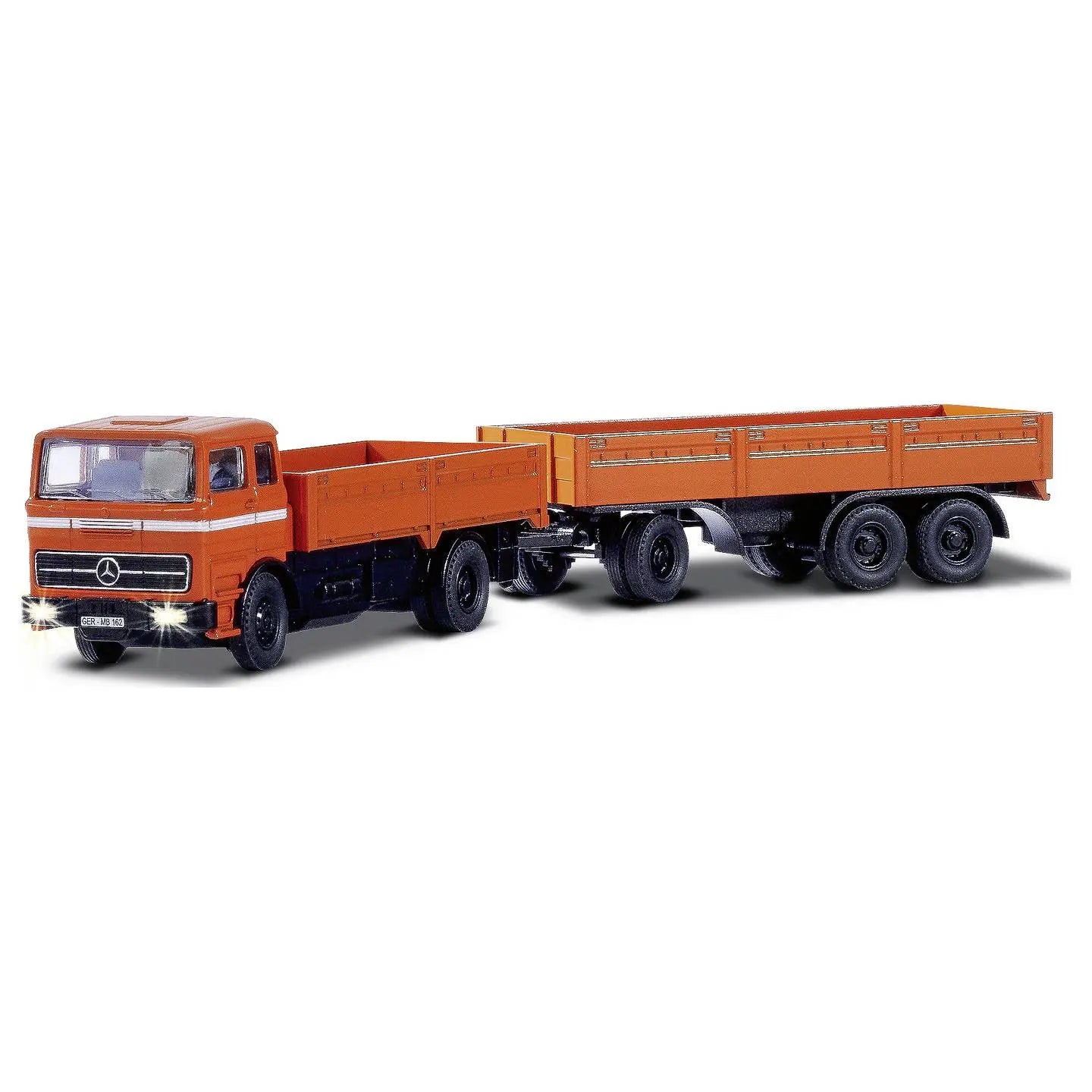 B-Ware Carson Rc Modellauto Lkw Fernsteuerung Mb 1620 Anhänger Modelltruck Akku 1:87 - 4005299016004