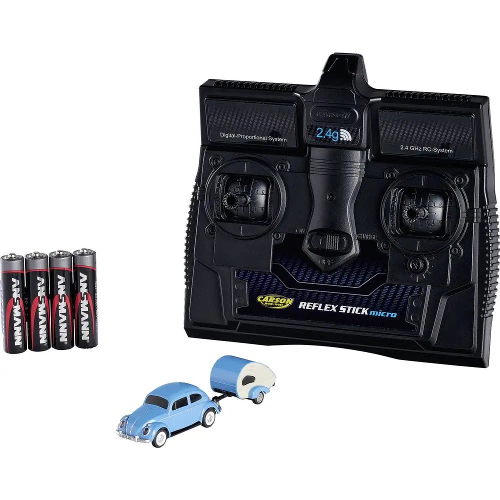 B-Ware Carson Rc Modellauto Straßenmodell Auto Vw Käfer Anhänger Akku Sender Ladegerät - 4005299011863