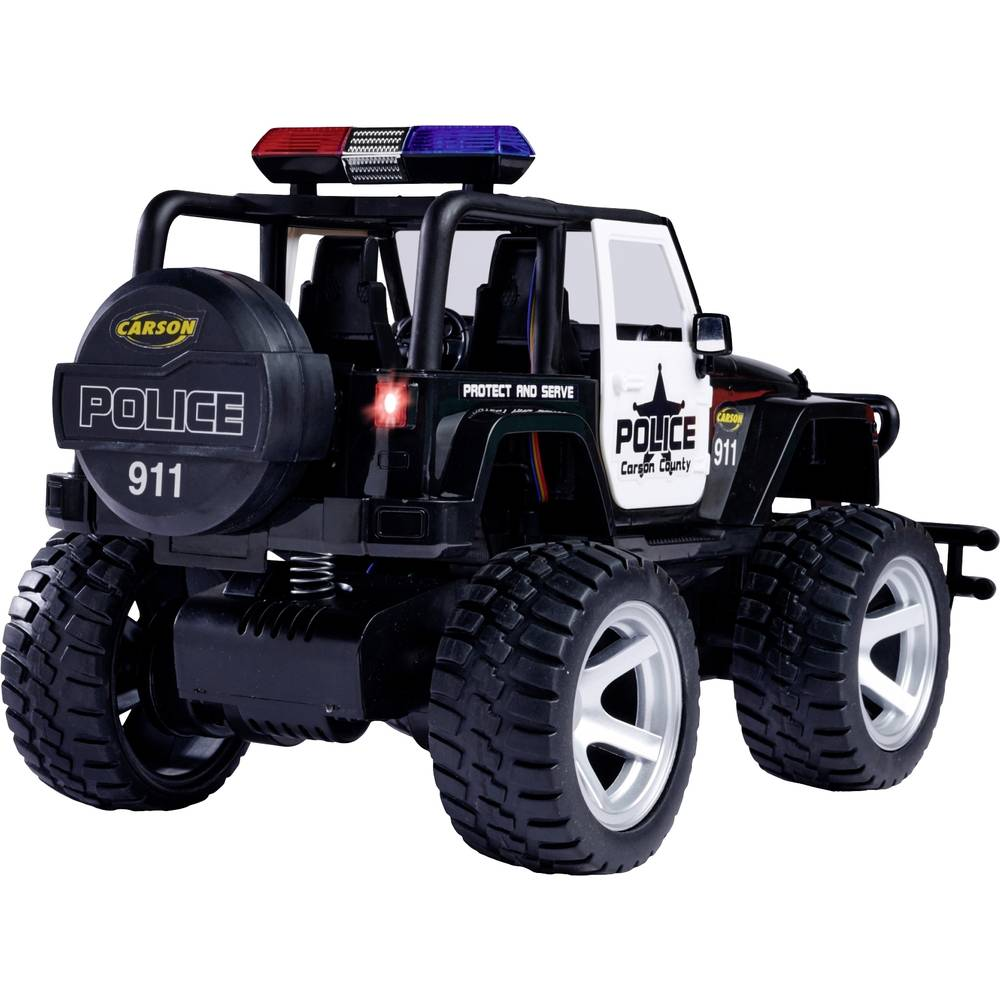 Carson Modellsport Jeep Wrangler Police Rc Auto Elektro Geländewagen 1:12 B-Ware - 4005299012228