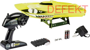 D-Ware Carson Modellsport Race Shark Fd Rc Motorboot 395 Mm Gelb Defektware