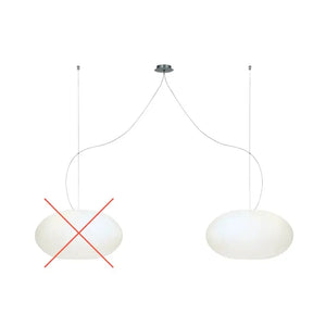 B-Ware Casablanca Aih Hängeleuchte Pendelleuchte Lampe 2flg Weiß Matt Siehe Text/Foto