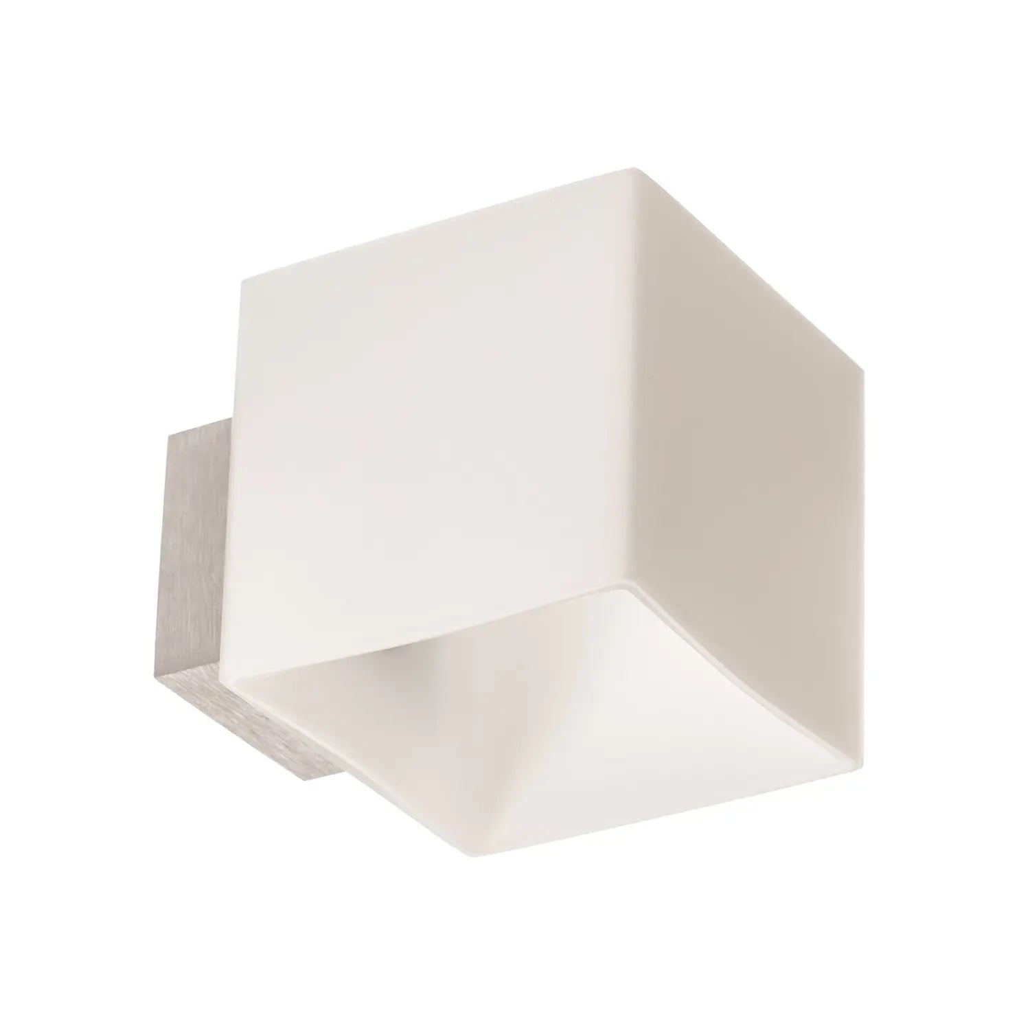 B-Ware Casablanca Cube Blendgeschützte Wandleuchte Lampe Leuchte Wandbeleuchtung Weiß