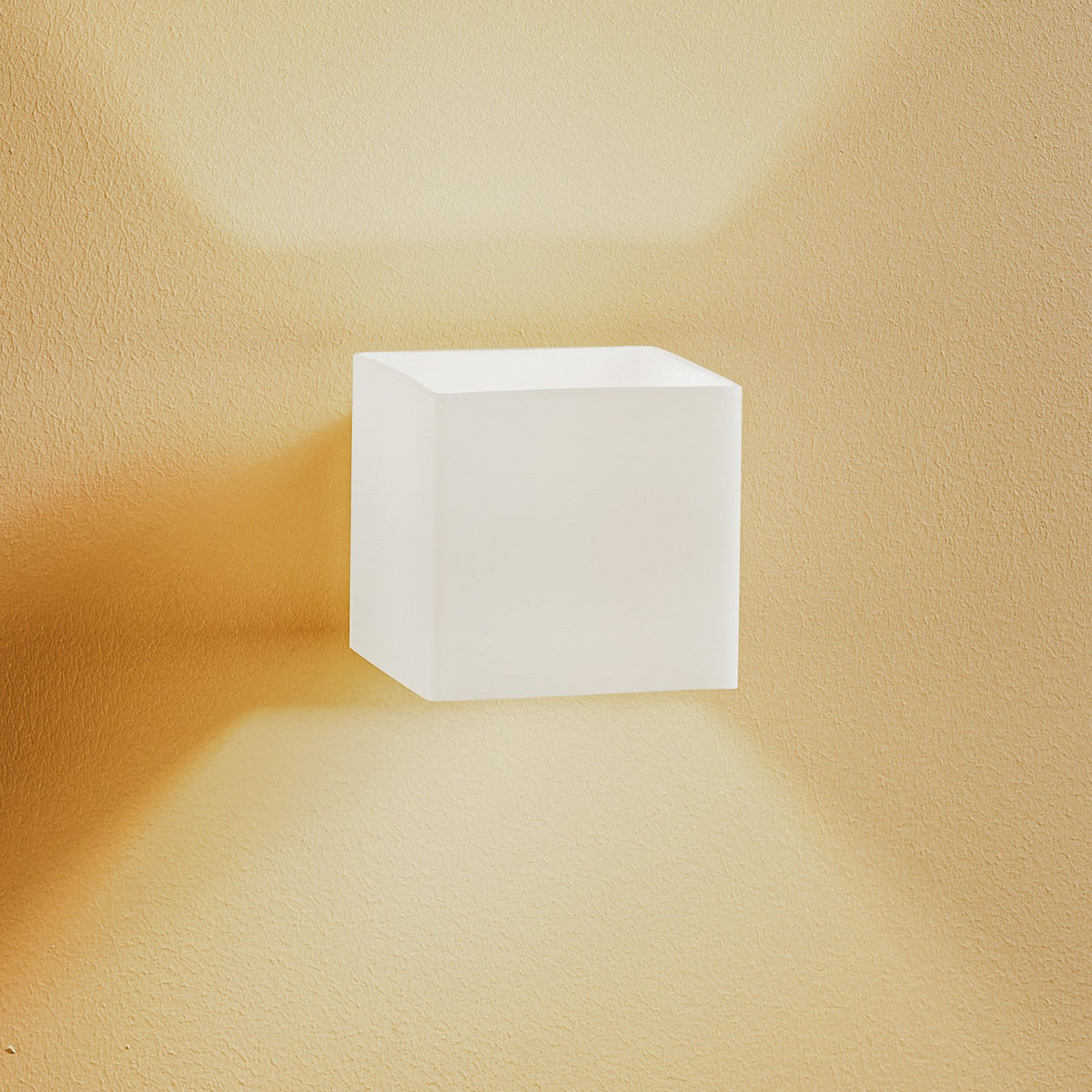 Casablanca Cube blendgeschützte Wandleuchte weiß grau dimmbar G9 48W IP20 - 4250043721202