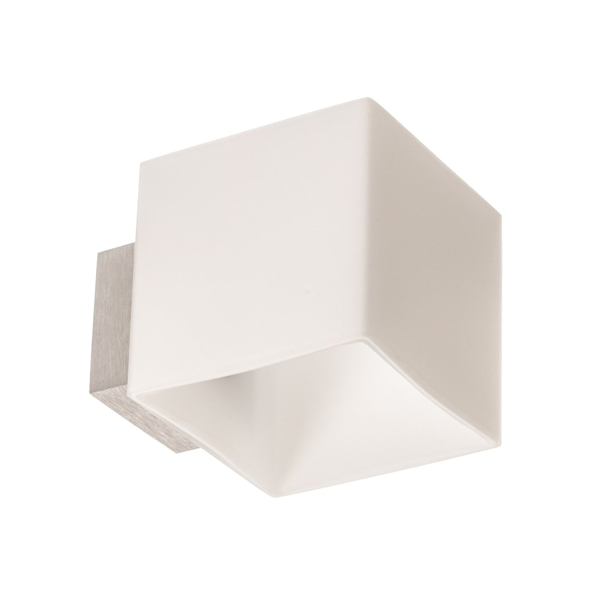 Casablanca Cube blendgeschützte Wandleuchte weiß grau dimmbar G9 48W IP20 - 4250043721202