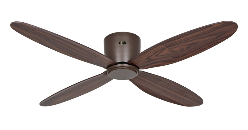Casa Fan Deckenventilator Ventilator Licht Eco Plano Ii Bronze Leise ø 132 Cm B-Ware