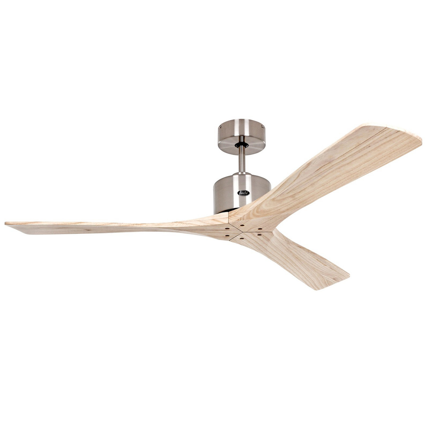 Casa Fan Deckenventilator Ventilator Macau Chrom Naturholz Hell Wohnraumlüfter B-Ware - 4024397368839