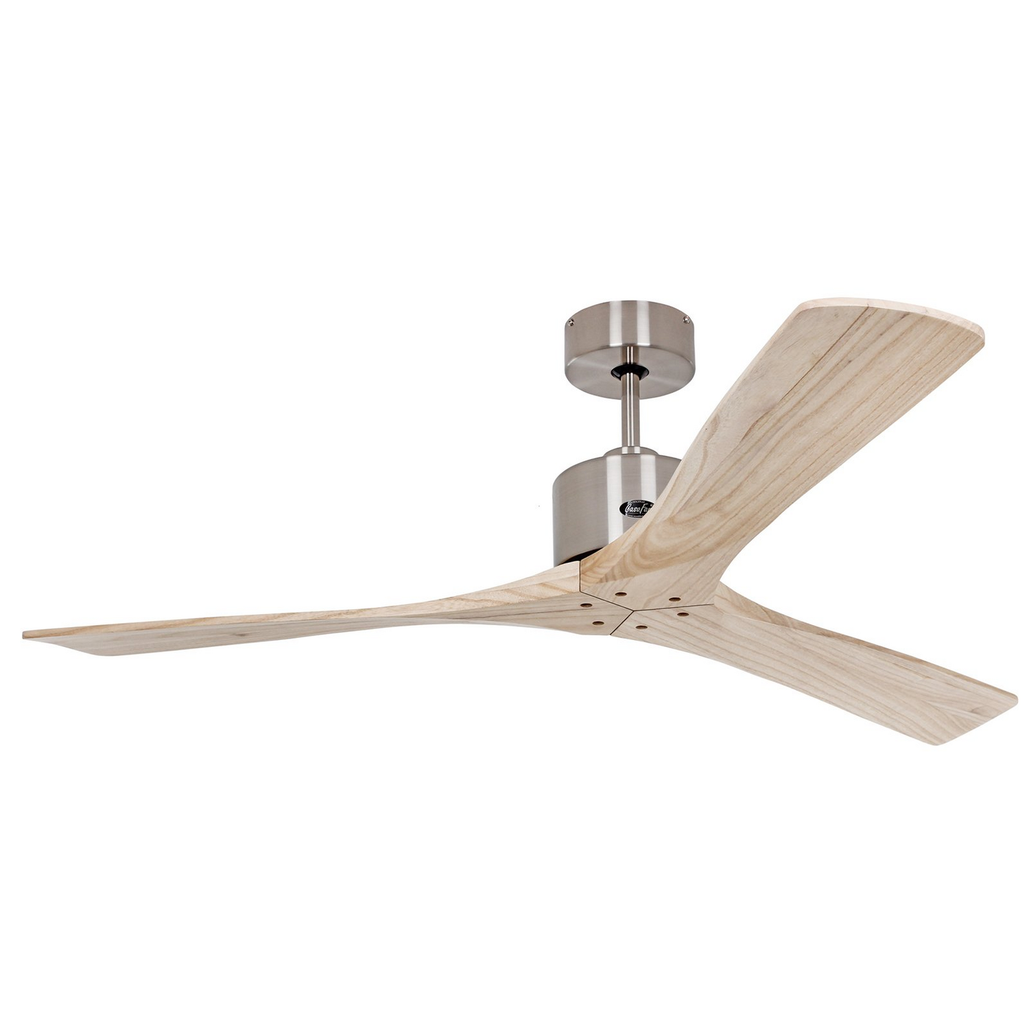 Casa Fan Deckenventilator Ventilator Macau Chrom Naturholz Hell Wohnraumlüfter B-Ware - 4024397368839
