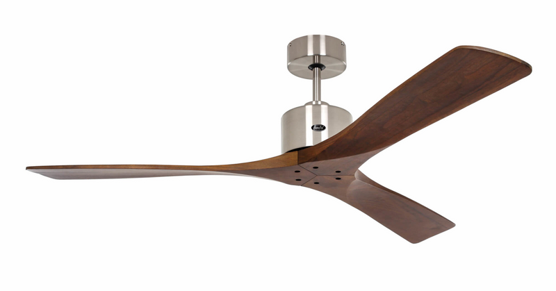 Casa Fan Deckenventilator Ventilator Macau Fernbedienung Chrom Nussbaum 132 Cm   B-Ware