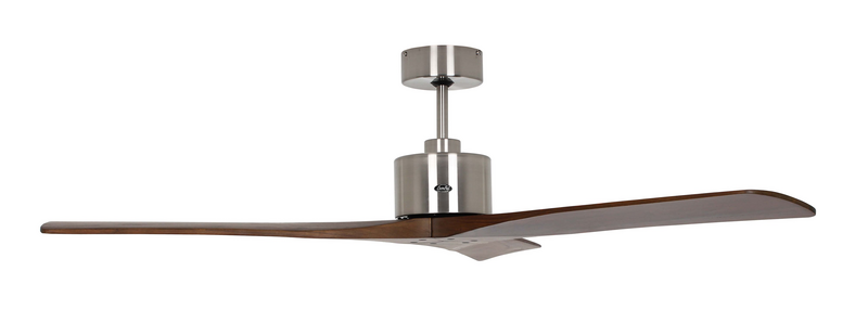 Casa Fan Deckenventilator Ventilator Macau Fernbedienung Chrom Nussbaum 132 Cm   B-Ware