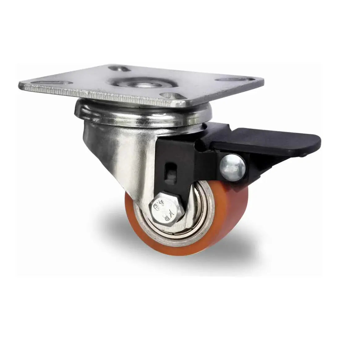 B-Ware Cascoo Lenkrolle Bockrolle Transportrolle Totalfeststeller ø35mm 5 Stück - 4260654035360