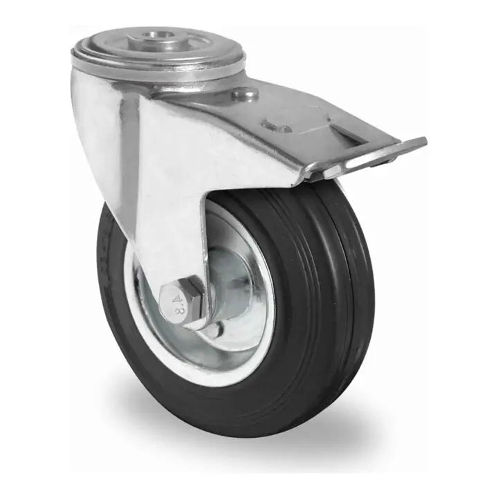 B-Ware Cascoo Lenkrolle Bockrolle Rad Rückenlochlenkrolle Totalfeststeller 4 Stück - 4260654038972