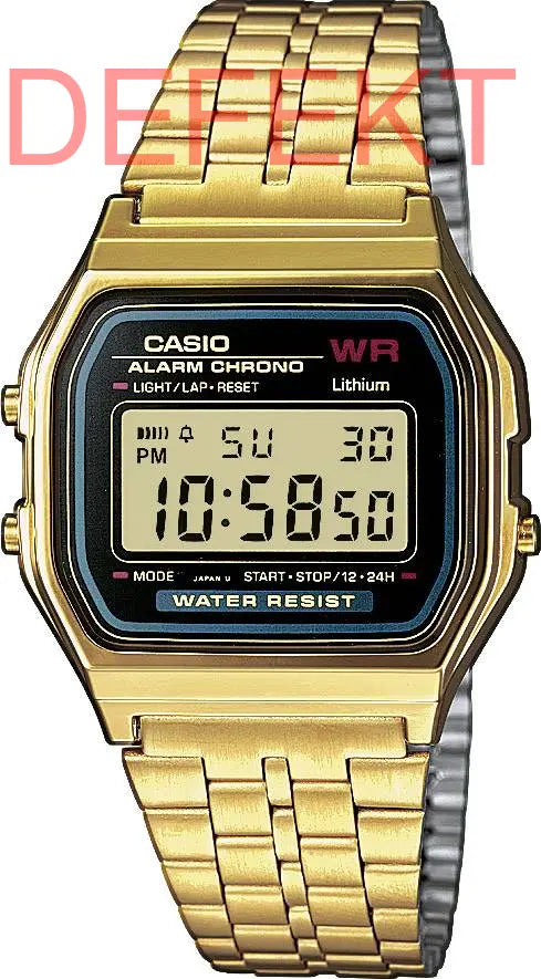 D-Ware Casio Quarz Armbanduhr A159 Wgea 1 Ef Herrenuhr Uhr Digitaluhr Gold Defektware - 4971850946540