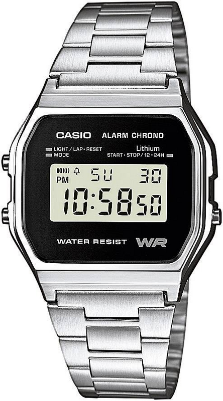 B-Ware Casio Herrenuhr "Collection Retro" A158 Wea 1 Ef Chronograph Uhr Watch 2 Stück - 4971850944386