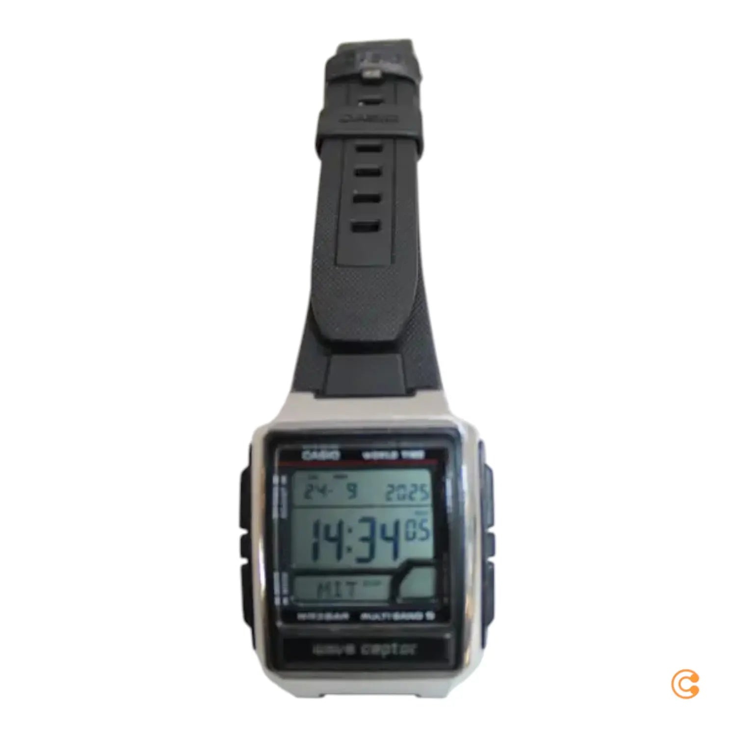 Casio Funk Armbanduhr Uhr Armand Digitaluhr Funkuhr Acrylglas Siehe Text/Foto B-Ware - 4549526305801