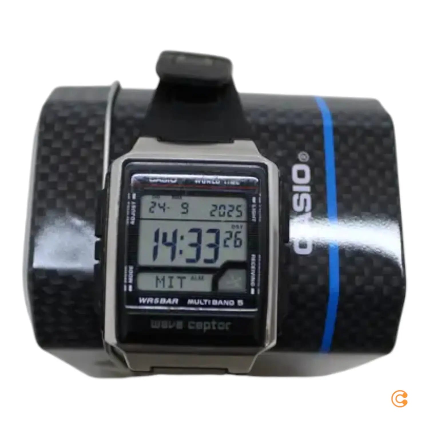 Casio Funk Armbanduhr Uhr Armand Digitaluhr Funkuhr Acrylglas Siehe Text/Foto B-Ware - 4549526305801