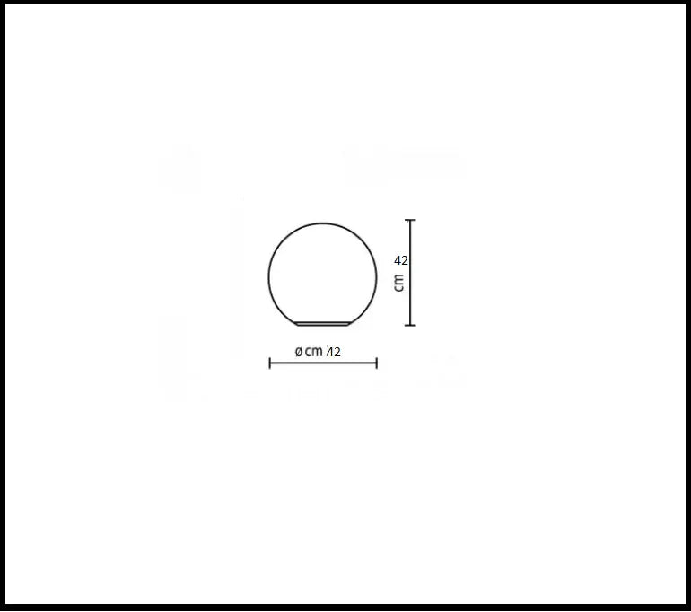 B-Ware Castore Leuchte Lampenschirm Diffusor Glas ø42cm Weiss Siehe Text/Foto - 1