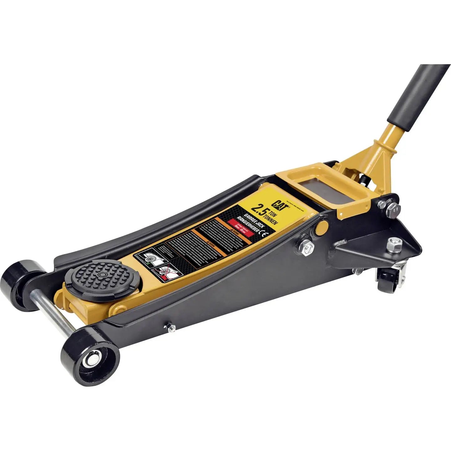 B-Ware Caterpillar Rangierwagenheber Wagenheber Heber Zitronengelb 2,5 Tonnen Werkstatt - 4710025145490