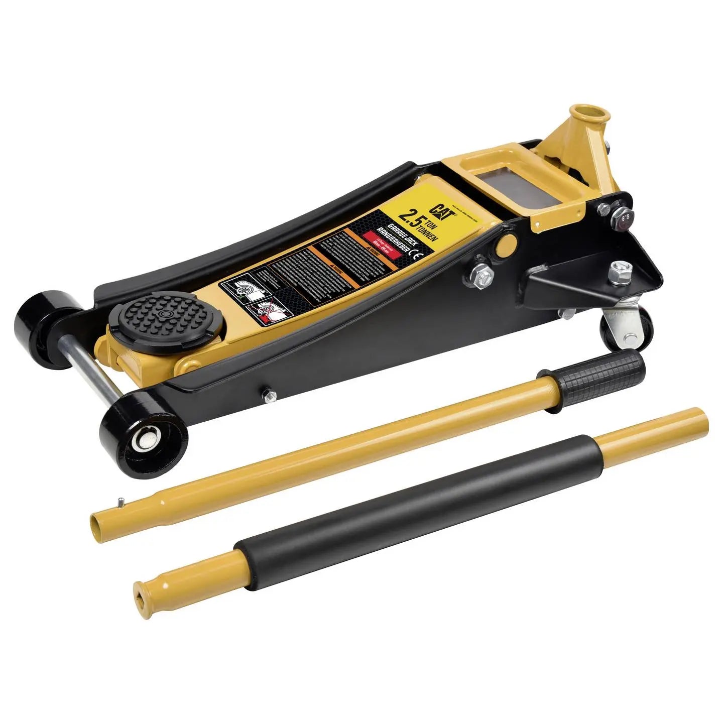B-Ware Caterpillar Rangierwagenheber Wagenheber Heber Zitronengelb 2,5 Tonnen Werkstatt - 4710025145490