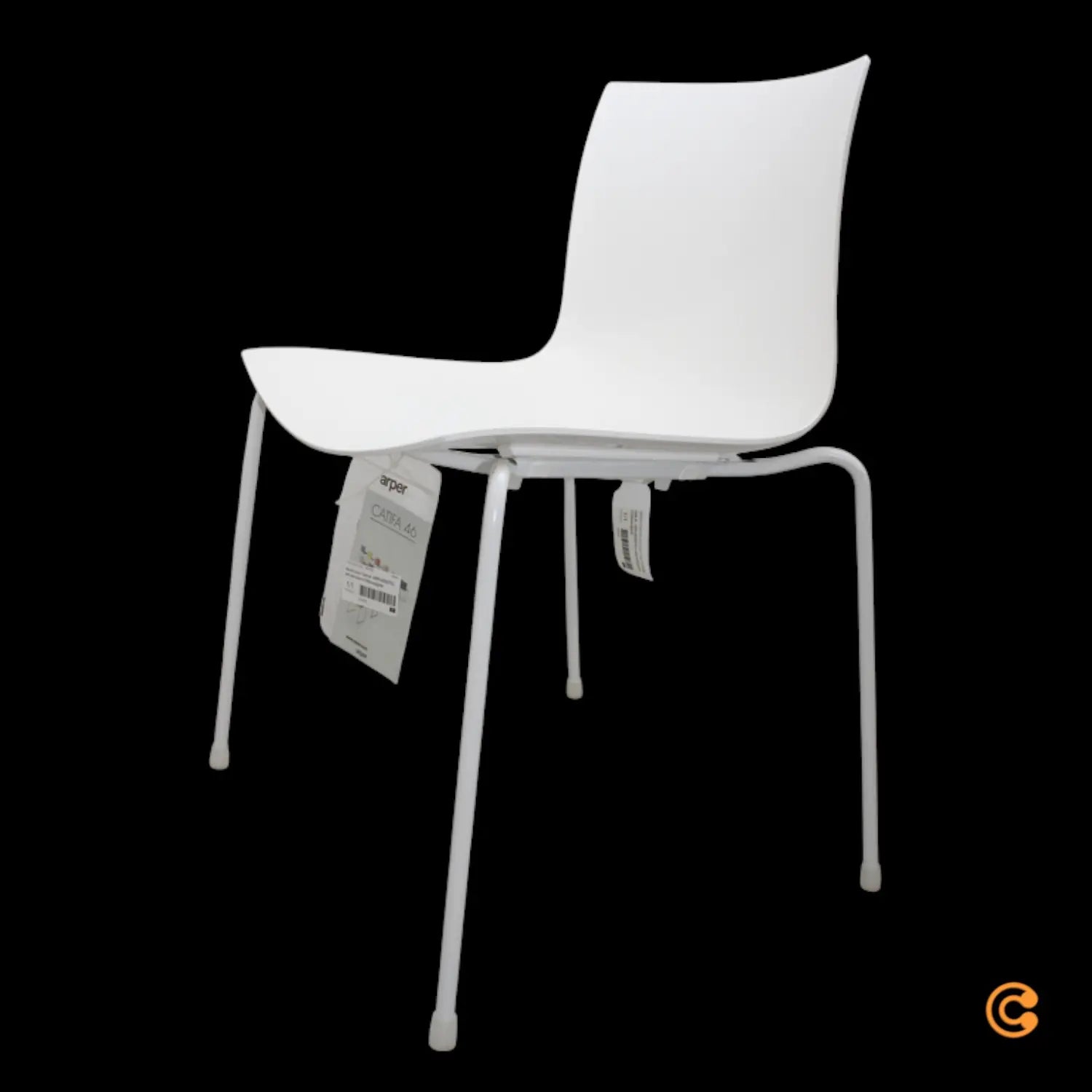 B-Ware Arper Catifa 46 Sitzschale Stuhl Hoch Weiß Stdp000101 Standard Siehe Text/Foto - 434154