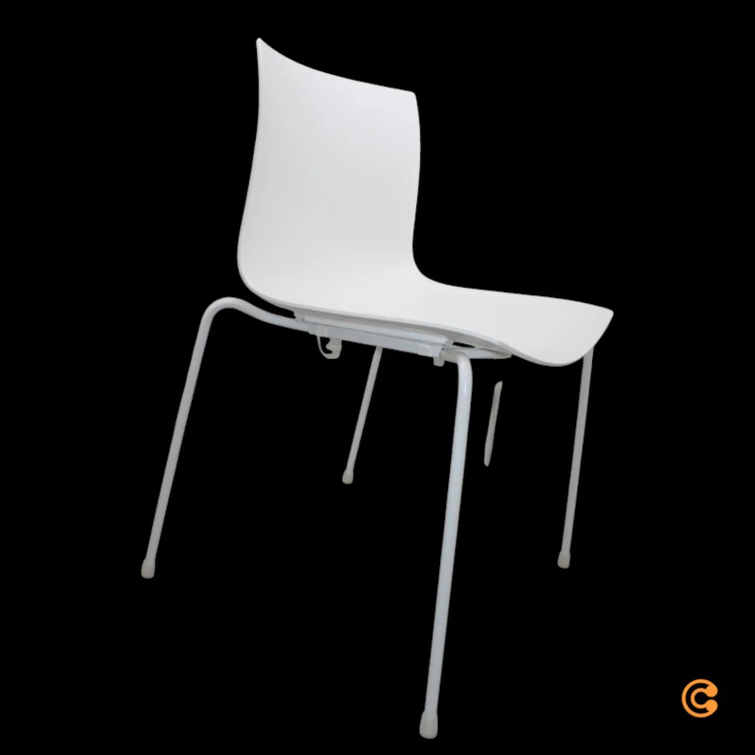 B-Ware Arper Catifa 46 Sitzschale Stuhl Hoch Weiß Stdp000101 Standard Siehe Text/Foto - 434154