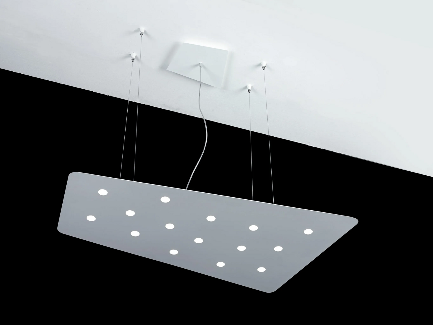 B-Ware Cattaneo Illuminazione Moderne Led Hängeleuchte Fuorisquadra Siehe Text/Foto - 1