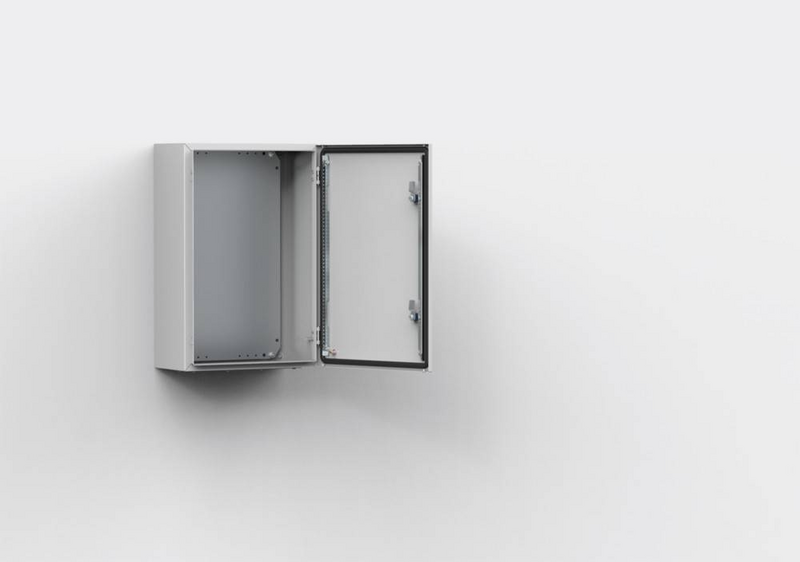 nVent Wandgehäuse 300x300x210 Kompakter Schrank eintürig mit MP Stahlblech IP66