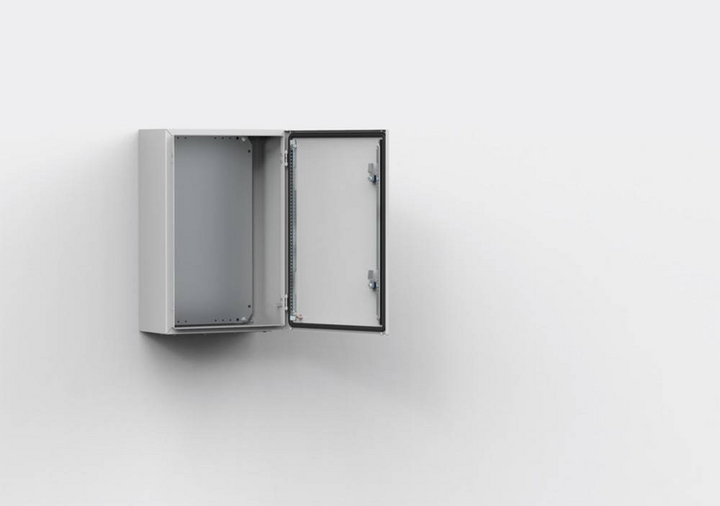 nVent Wandgehäuse 300x300x210 Kompakter Schrank eintürig mit MP Stahlblech IP66