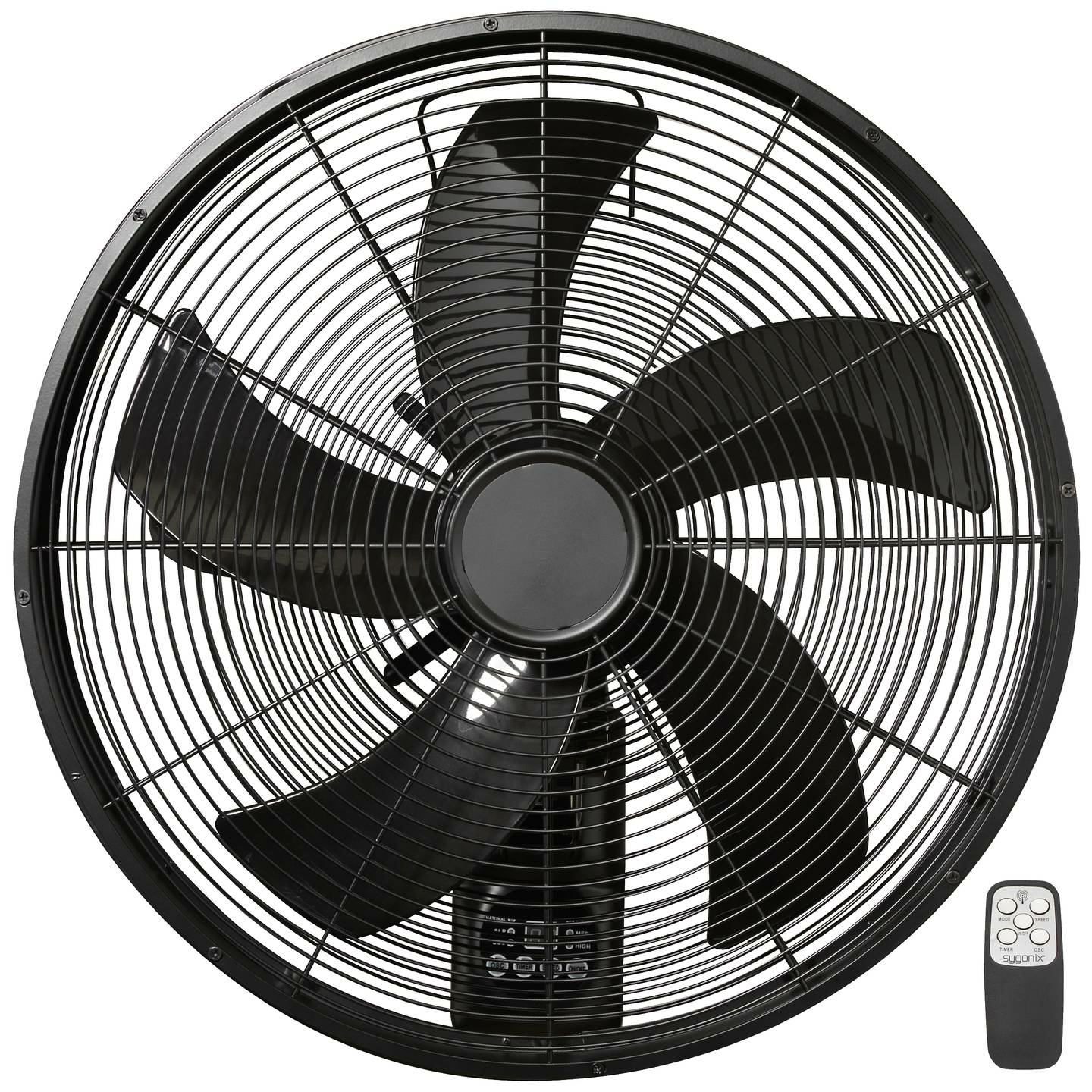 D-Ware Sygonix Wandventilator Sy 5237266 Ventilator Fernbedienung Metall Defektware - 4064161228365